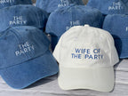 Bachelorette Party Baseball Caps, Wife Of The Party, The Party Hats, Wife Vibes-Drunk Vibes Hats, Party Vibes, Custom Hat il_fullxfull.5905360498_pd4h.jpg