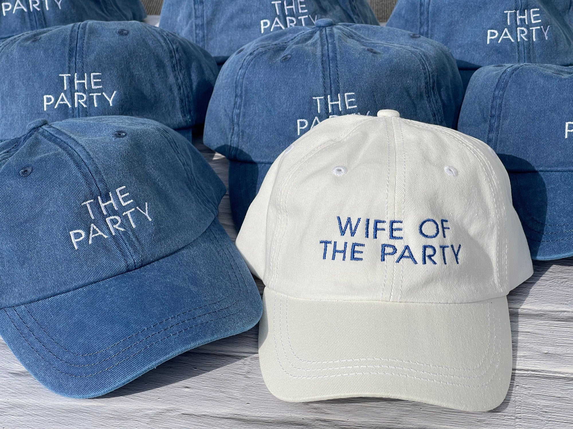 Bachelorette Party Baseball Caps, Wife Of The Party, The Party Hats, Wife Vibes-Drunk Vibes Hats, Party Vibes, Custom Hat il_fullxfull.5905360498_pd4h.jpg