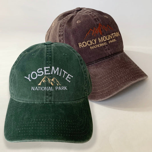 National Park Embroidered Cap Washed Cap Park Hat Travel Hat Baseball Hat Nature hat Camping Hat Road Trip Hat Mountain Hat Hiking Cap il_fullxfull.5941205761_d94i.jpg