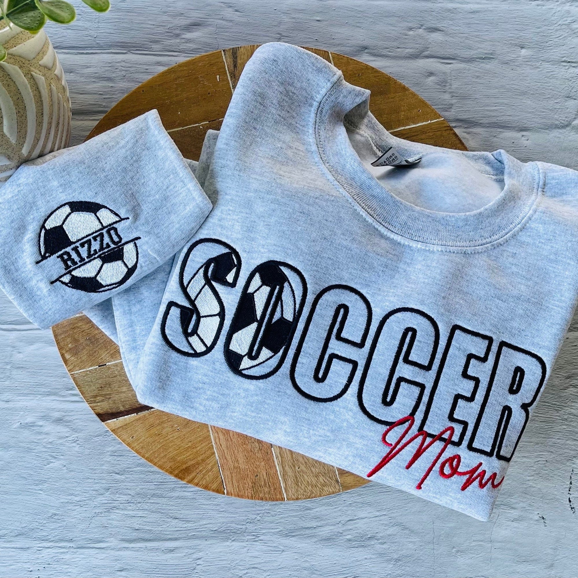 Soccer Mama Sweatshirt | Embroidered Mom Sweatshirt | Soccer Mom Shirt | Personalized Soccer Sweatshirt | Soccer Hoodie il_fullxfull.6072791688_4qyq.jpg