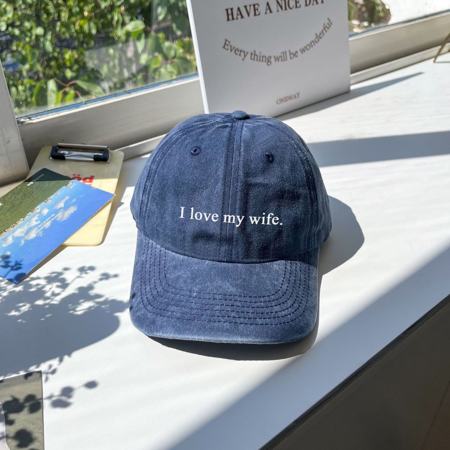 Embroidered Hat I love my wife hat Personalized Ball cap Mens Hat 90s Vintage Custom hat Dad Hat Gift for her Unisex Ball Cap il_fullxfull.6167736375_ers4.jpg