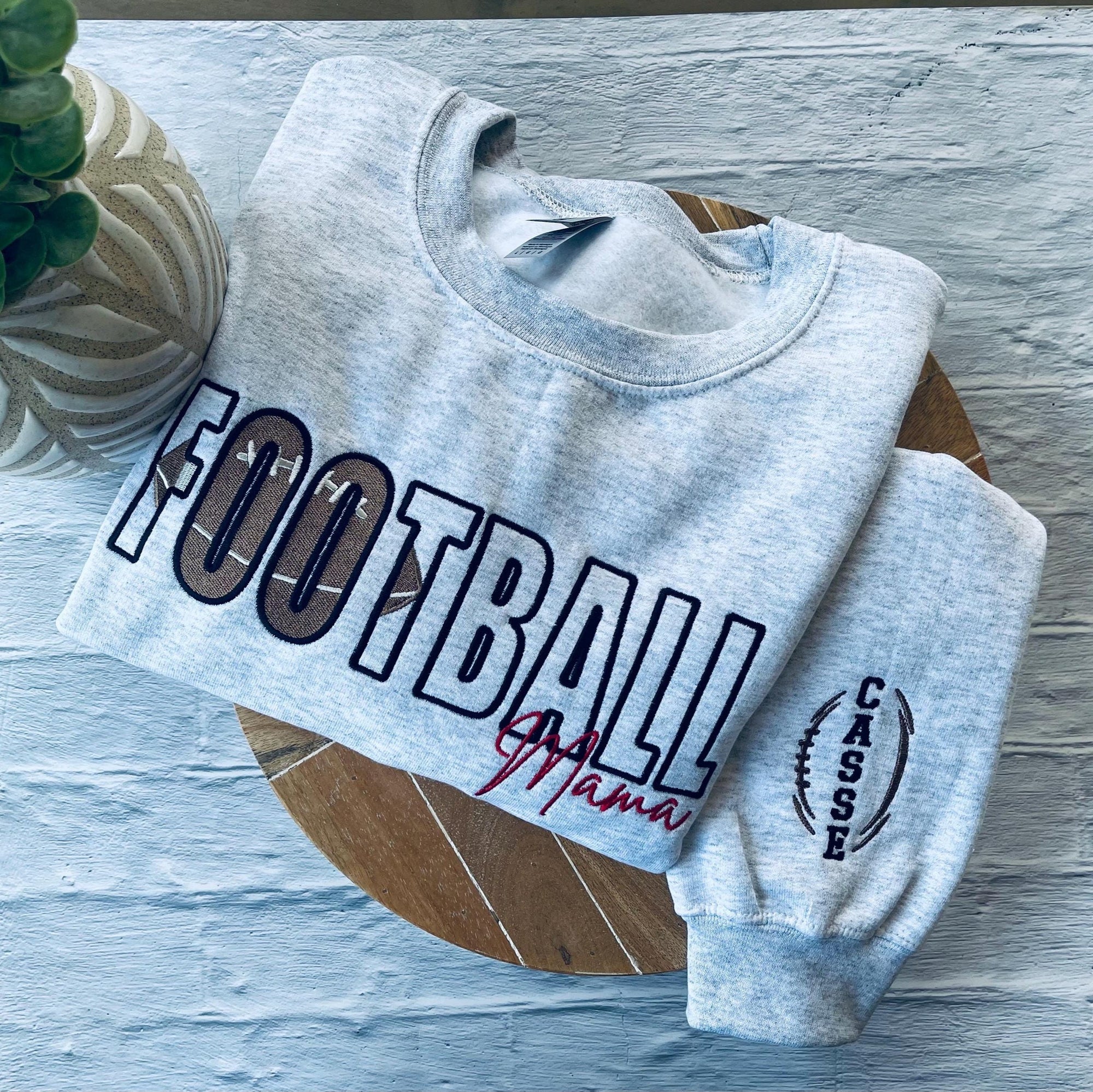 Football Mama Sweatshirt | Embroidered Mom Sweatshirt | Football Mom Shirt | Personalized Football Sweatshirt | Football Hoodie il_fullxfull.6207821548_b4nb.jpg