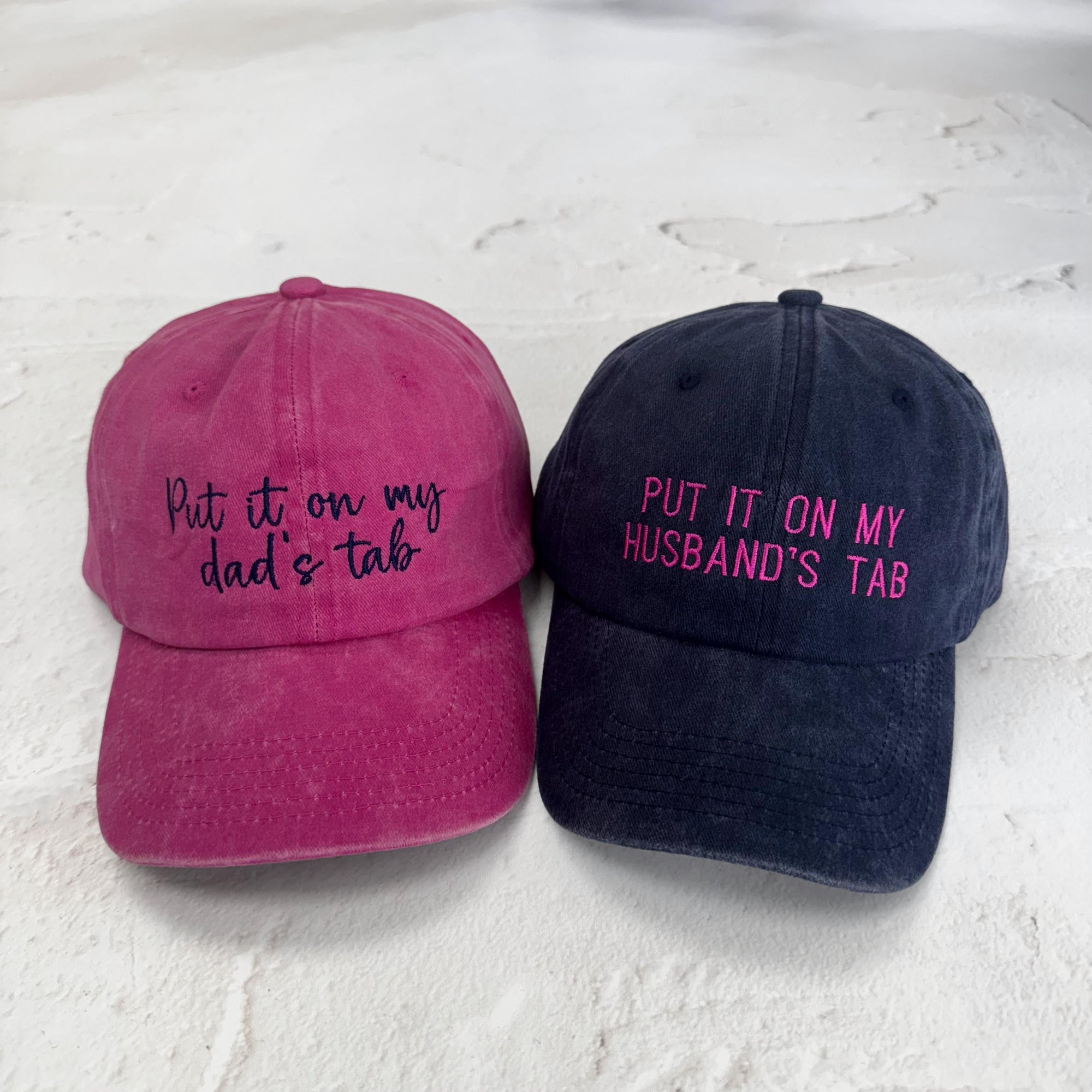 Put It On My Husband's Tab Hat, Put It On My Dads Tab Cap, Embroidered Funny Hat, Gift for wife, Custom Embroidered Hat, Christmas Gift il_fullxfull.6360427520_l8a3.jpg
