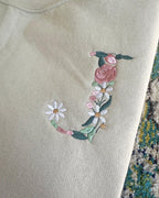 CUSTOM Initial Floral Embroidered Sweatshirt, Monogrammed Shirt, Crewneck Fall Vibes Flower Oversized Personalized Hoodie Embroidery Gift il_fullxfull.6396383525_60k2.jpg
