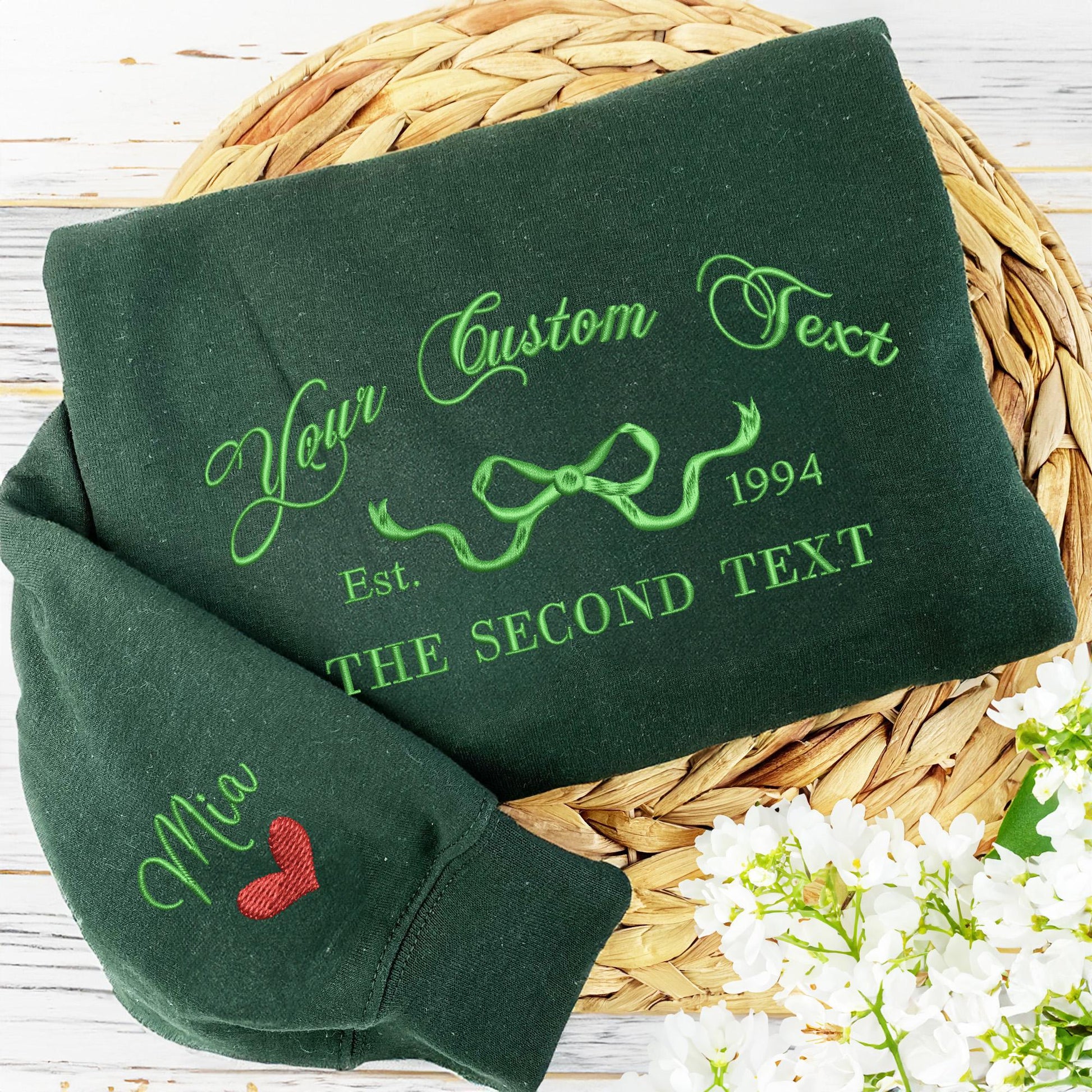 Embroidered Sorority Shirt, Girls Trip Sweatshirt, Coquette Sorority Tee, Custom Text Shirt, Custom College Sorority Crewnecks, BFF Gift il_fullxfull.6444970616_f5tj.jpg