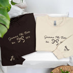 Custom Embroidered Girl's Trip 2025 Sweatshirt | Matching Besties Sweater | Custom Sorority Shirt | Custom Coquette Text Hoodie |