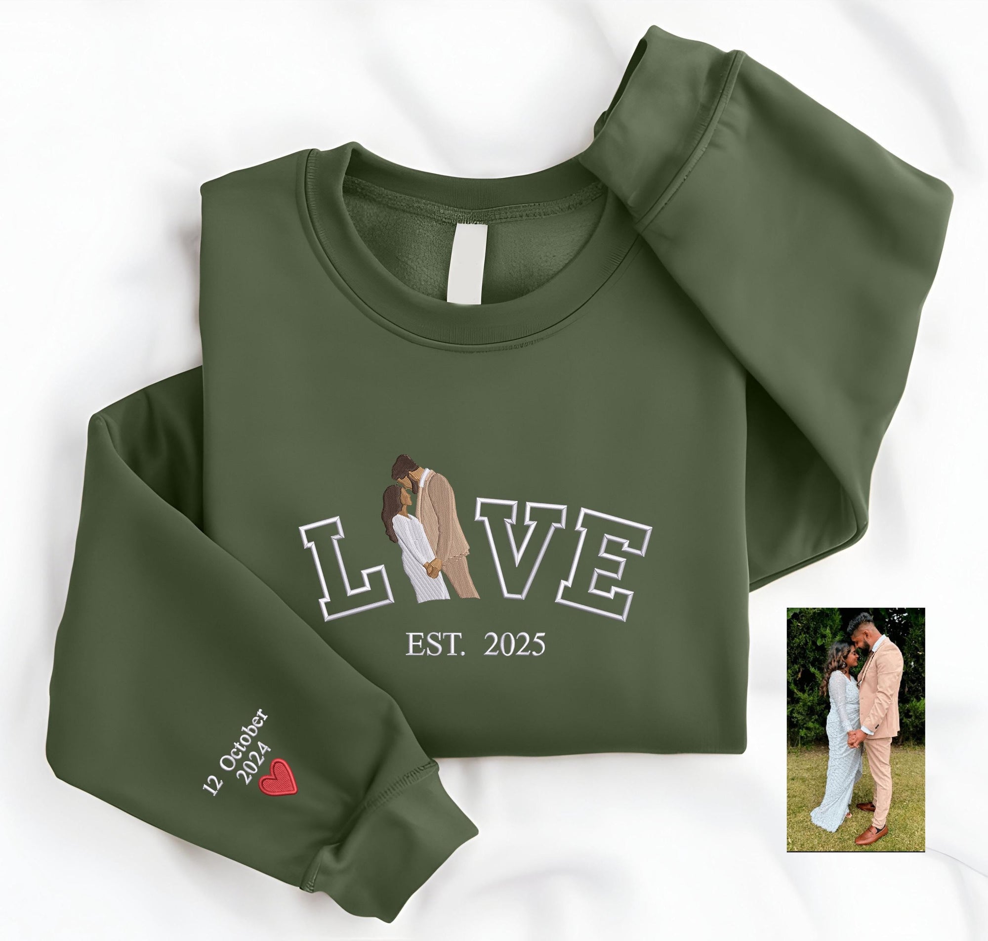 Personalized Embroidered Portrait Sweatshirt, Sketch from Photo Love Valentines Sweater, Custom Couple Matching Jumper il_fullxfull.6599611294_jih5.jpg