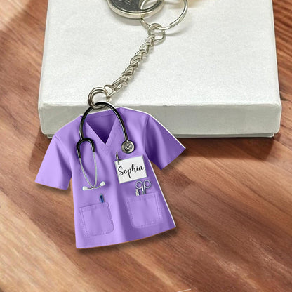 Personalized Nurse Keychain, Nurse keyring Custom, keychain Healthcare Workers, Keychain Nurse Gift Future nurse, Nursing Gift Keyring il_fullxfull.6626787806_hqvh.jpg