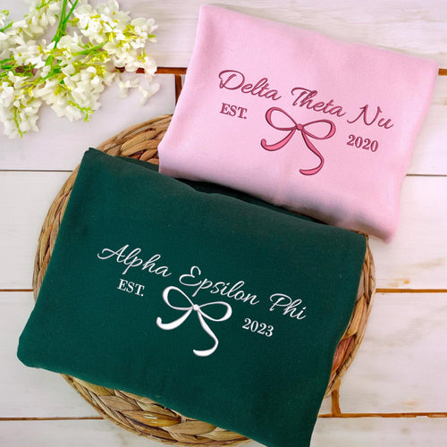 Custom Embroidered Girl's Trip 2025 Sweatshirt, Coquette Bow Shirt, Coquette Sorority Hoodie, Besties Gifts For Her, Gift For Girl il_fullxfull.6630204713_2081.jpg