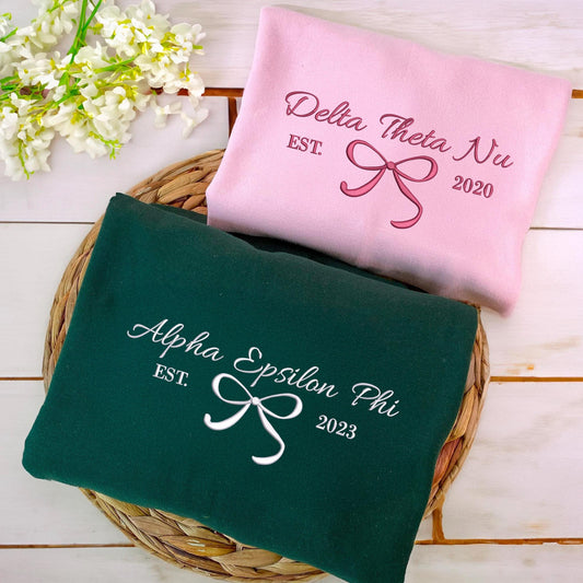 Custom Embroidered Girl's Trip 2025 Sweatshirt, Coquette Bow Shirt, Coquette Sorority Hoodie, Besties Gifts For Her, Gift For Girl il_fullxfull.6630204713_2081.jpg