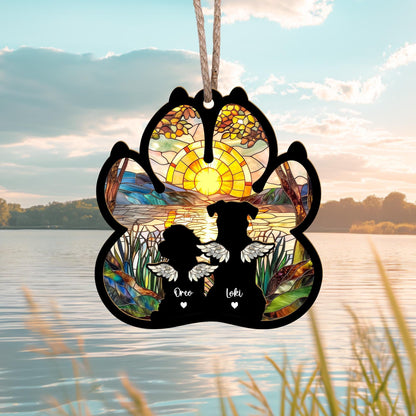 Personalized Dog Loss Sympathy Gift, Custom Dog Memorial Suncatcher, Pet Memorial Gift, Loss of Dog Gift, Dog Remembrance Gift il_fullxfull.6638008395_skdb.jpg
