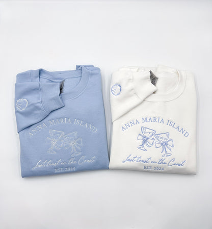 Custom Bachelorette Embroidered Sweatshirt/Hoodie | Wedding Favors | Bride/Bridal Party Gifts | Personalized Charleston & Social Club Gear il_fullxfull.6643539031_3je5.jpg