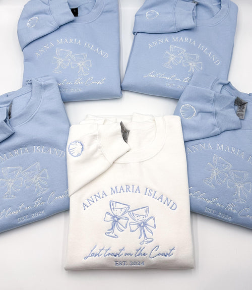 Custom Bachelorette Embroidered Sweatshirt/Hoodie | Wedding Favors | Bride/Bridal Party Gifts | Personalized Charleston & Social Club Gear il_fullxfull.6643539519_facz.jpg