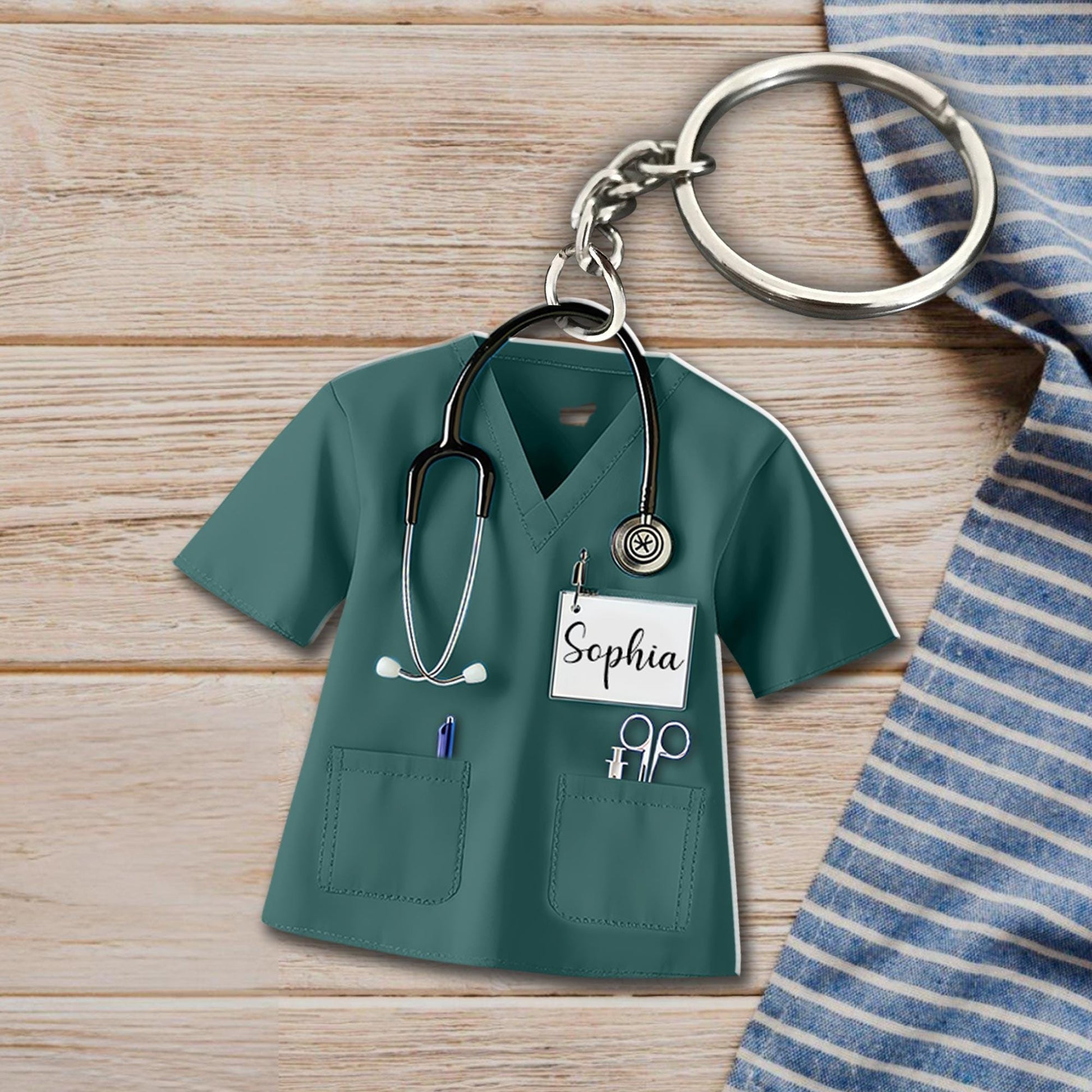 Personalized Nurse Keychain, Nurse keyring Custom, keychain Healthcare Workers, Keychain Nurse Gift Future nurse, Nursing Gift Keyring il_fullxfull.6674864645_roku.jpg