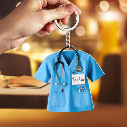 Personalized Nurse Keychain, Nurse keyring Custom, keychain Healthcare Workers, Keychain Nurse Gift Future nurse, Nursing Gift Keyring il_fullxfull.6674864649_9qdi.jpg