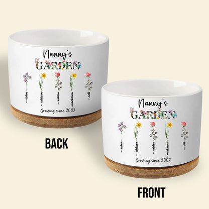 Personalized Birth Month Ceramic Flower Pot, Unique Mother's Day Gift for Her, Gift for Grandma, Mom, Wife, Indoor/Outdoor Potter Plant Pot jpdfhgfhgh.jpg
