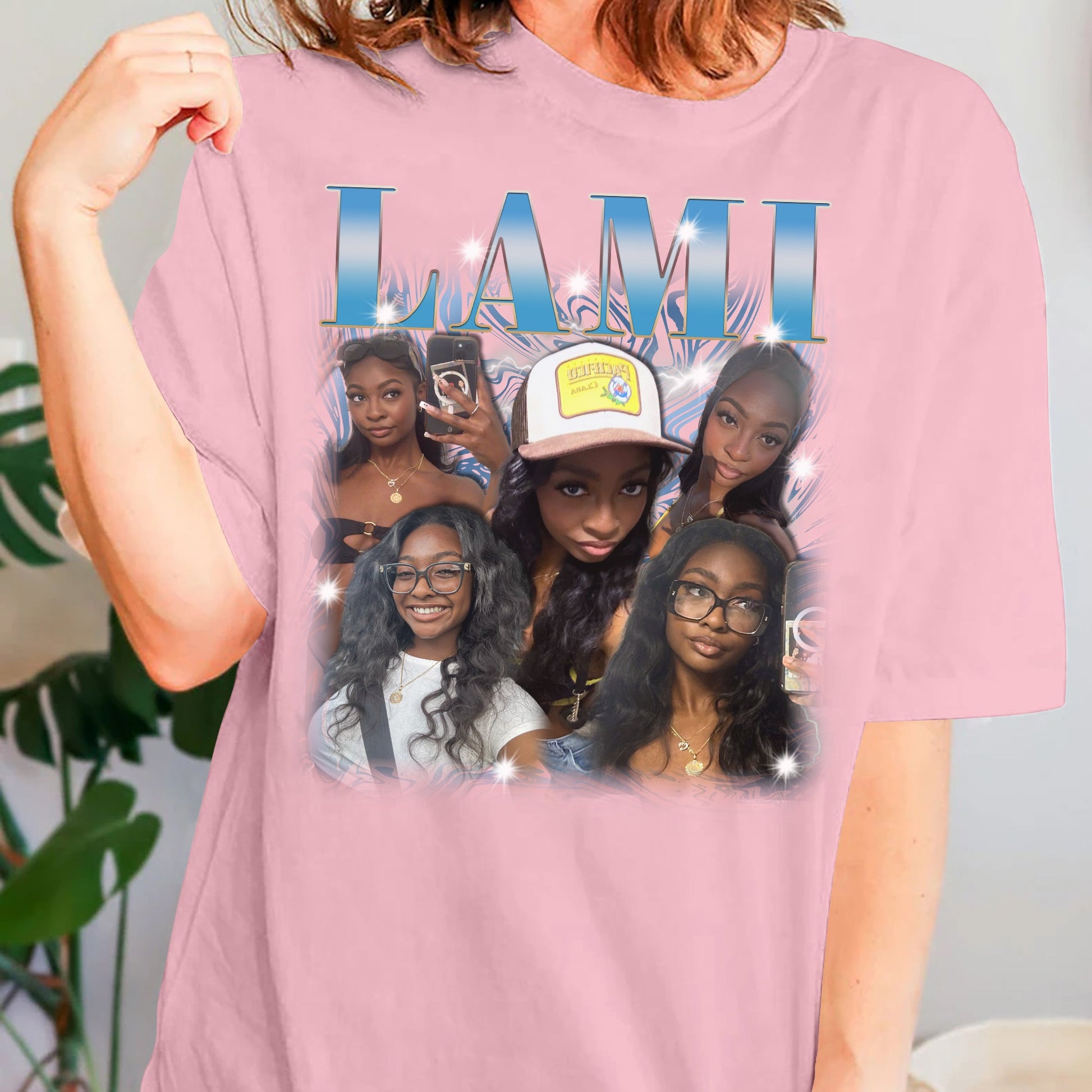 Custom Bootleg Rap Tee, Custom Photo - Vintage Graphic 90s Tshirt, 90s Style, Custom Photo Shirt, Gift For Girlfriend lt-pink_1a376366-6de7-4168-a3ac-9d373103fcf0.jpg