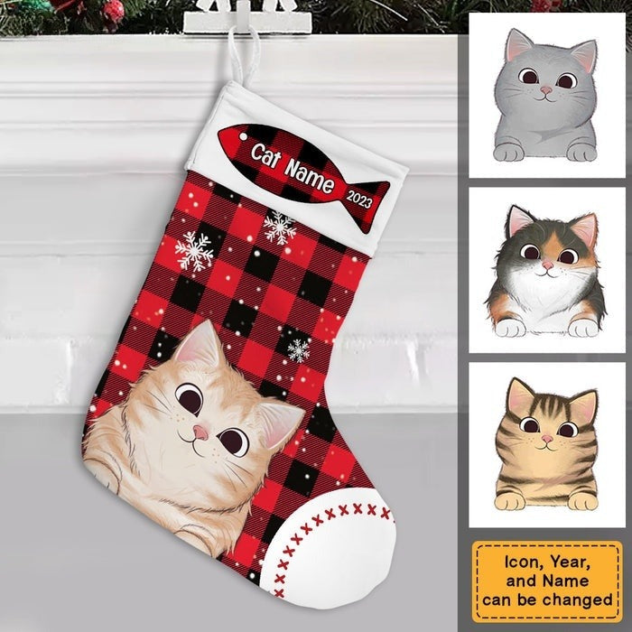 Personalized Christmas Cat Stocking Personalized Cat Breed Christmas Stocking, Cat Christmas Stocking, Custom Kitten Stocking, New Cat Christmas Gift, Holiday Pet Stocking m1_8d097d5a-5579-498c-a73c-fcb972b51f89_700x_1.jpg