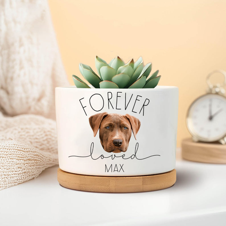 Custom Dog Photo Memorial Planter, Dog Memorial Plant Pot, Loss of Pet Gift, Personalized Gift Plant Pot, Loss of Dog,Pet Memorial Keepsake memorial_dog_photo_banner1.jpg