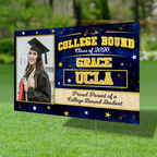 Class of 2026 Graduation Yard Sign - Personalized Graduation Lawn Sign