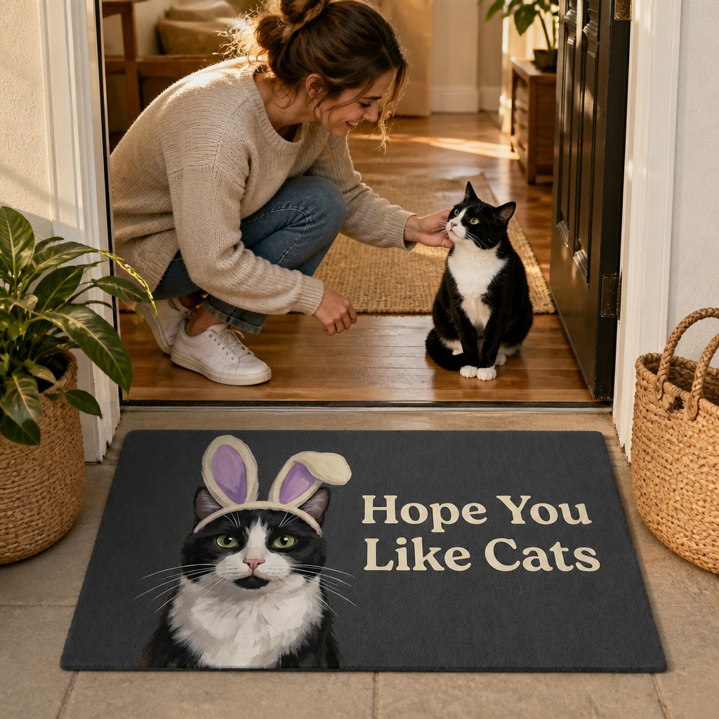 Hope You Like Cats – Personalized Photo Doormat – Cat Lover Gift mockup-held-6a7a949ec9d3d0d3d7710ce7.png