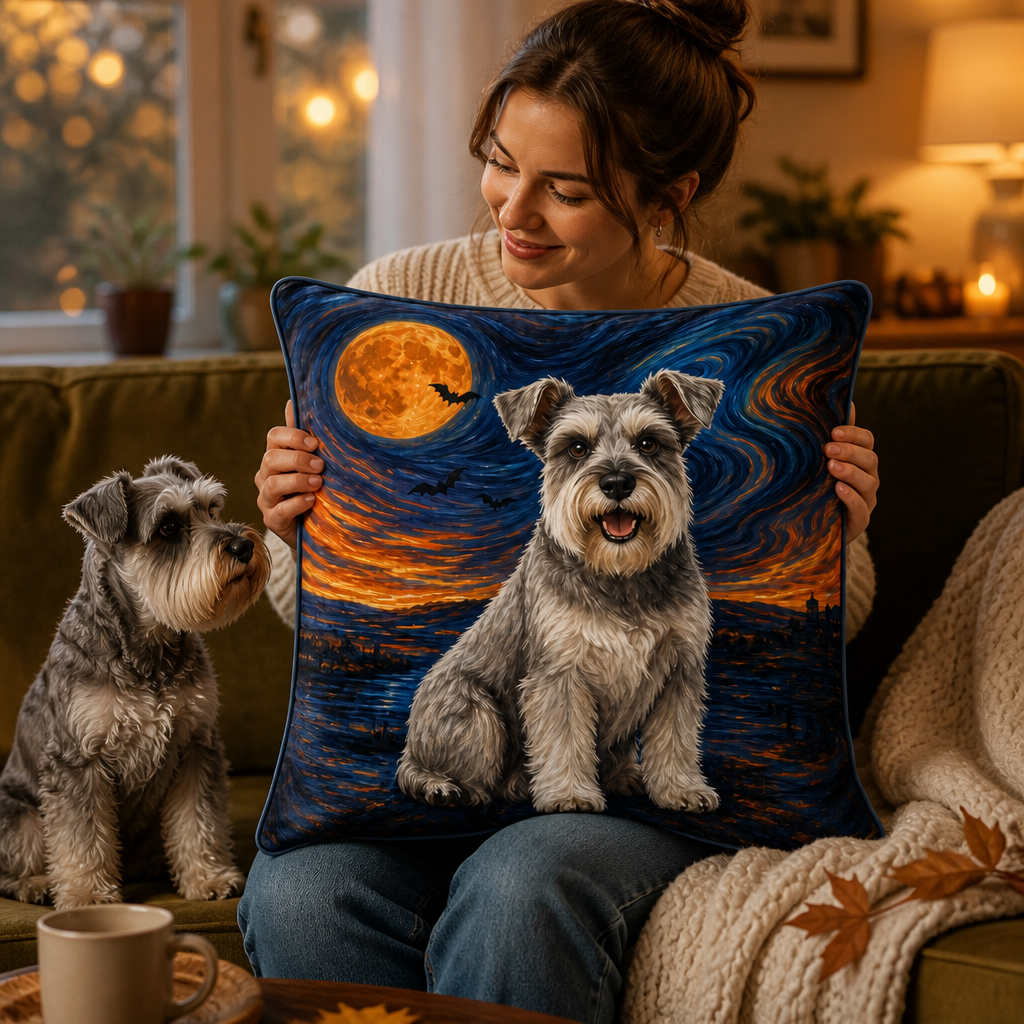 Personalized Halloween Family & Pet Portrait Pillow – Custom Photo Spooky Starry Night Cushion mockup-held-6a7d38d610545e07e1621c0d.png