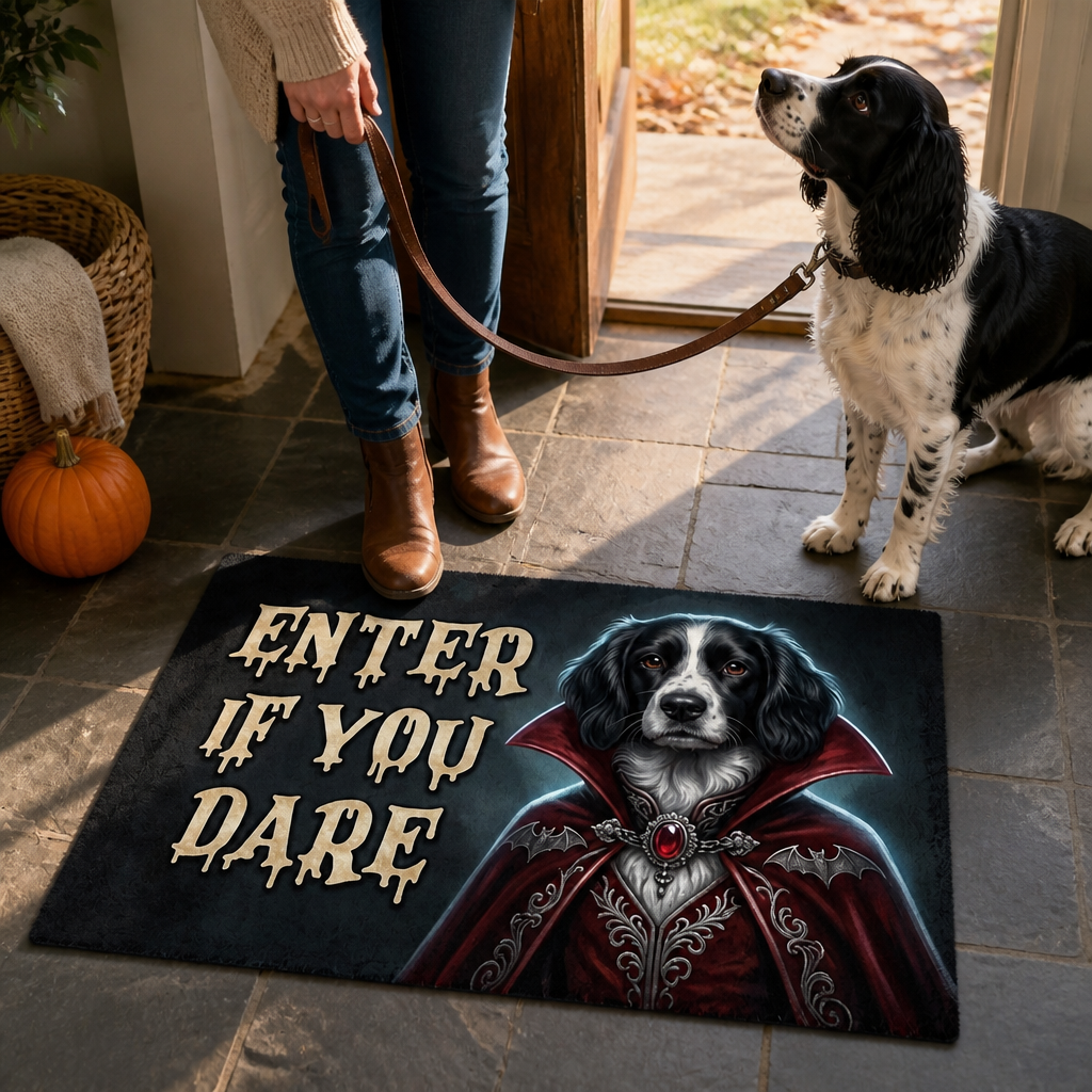 Enter If You Dare – Personalized Photo Doormat – Halloween Gift mockup-held-6a7d6fc7501567b700640fe9.png