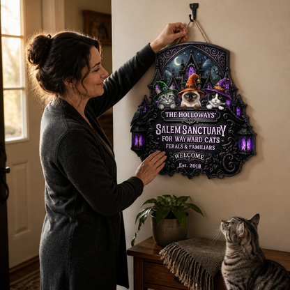 The Holloways' – Personalized Photo Wood Sign – Halloween Gift mockup-held-6a7e73ef9cac8006a25c55b9.png