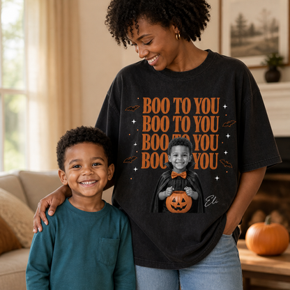 Boo to You – Personalized Photo Comfort Color TShirt – Halloween Gift For Family, Friends mockup-held-6a7fd9eaa72b5b79a1098a28.png