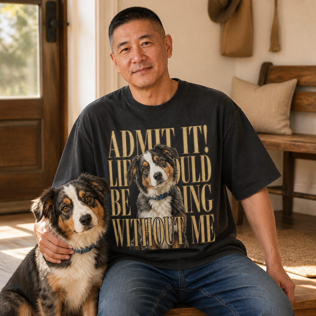Admit It! – Personalized Photo T-shirt – Dog Lover Gift mockup-held-6a8666bc184038a4638fc359.png