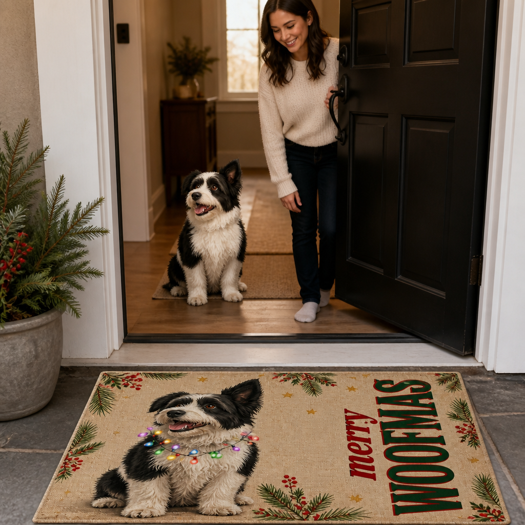 merry WOOFMAS – Personalized Photo Doormat – Christmas Gift mockup-held-6a87ad4f7b2699a4279da5ce.png