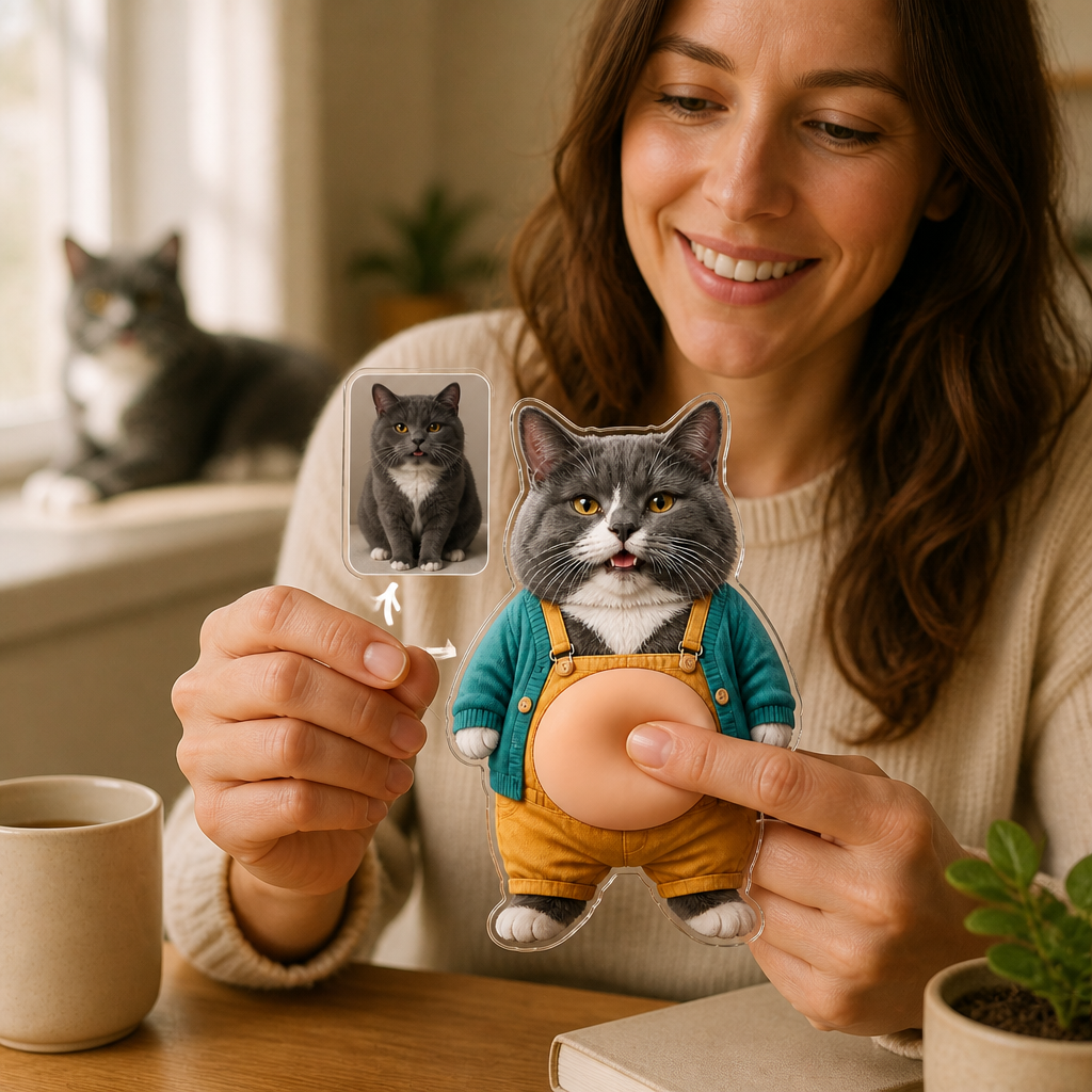 Custom Pet Photo Belly Magnet – Funny Personalized Cat Squishy Belly Fridge Magnet mockup-held-6a87ad5d7b2699a4279da5cf.png