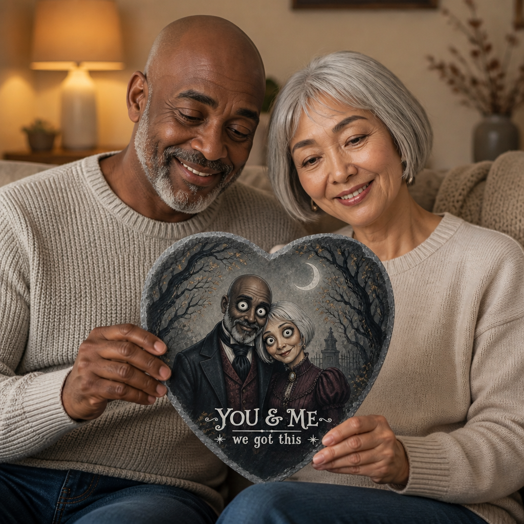 Personalized Gothic Couple Photo Heart Stone – You & Me We Got This Custom Keepsake, Halloween, Anniversary Gift For Husband, Wife Or Soulmate mockup-held-6a892023c747106f48356552.png
