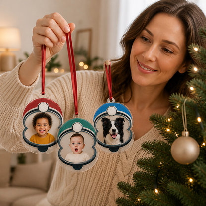 Personalized Pet & Baby Photo Ornament – Custom Family Christmas Ornament mockup-held-6a8bb5602ab22abf24956733.png