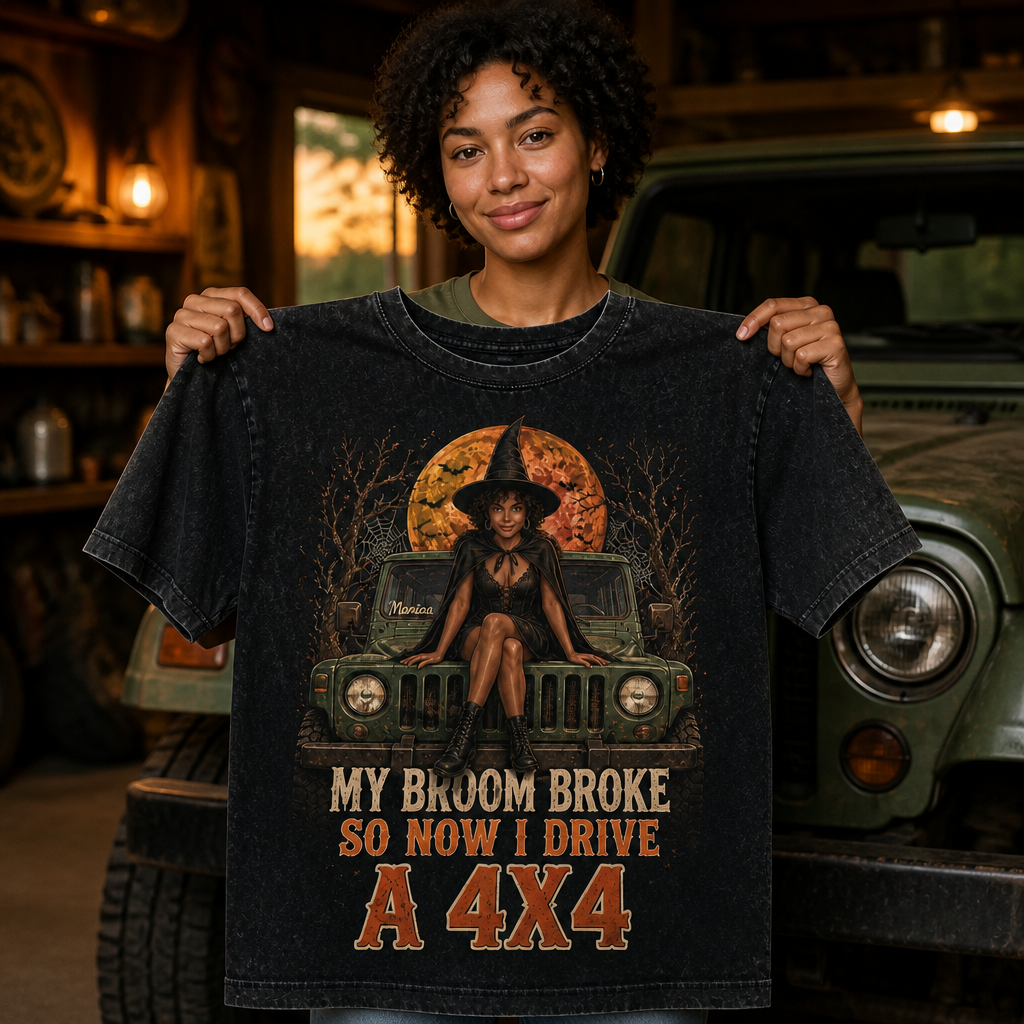 My Broom Broke Personalized Photo T-Shirt – Funny Witch Off-Road Halloween Tee, Custom Spooky Gift for Her mockup-held-6a8e473e6874ebd7ebdd70f7.png