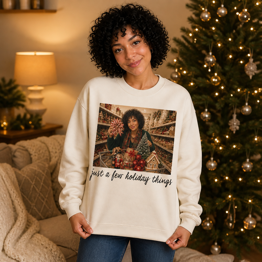 Just a few holiday things – Personalized Photo T-shirt – Christmas Gift For Hers mockup-held-6a91533330e71274eb7be459.png