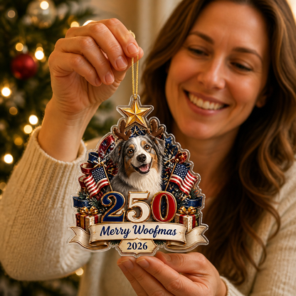 Merry Woofmas 2026 – Personalized Photo Personalized 3D Ornament – Christmas Gift mockup-held-6a98dacfc44b9a8b91e7b55a.png