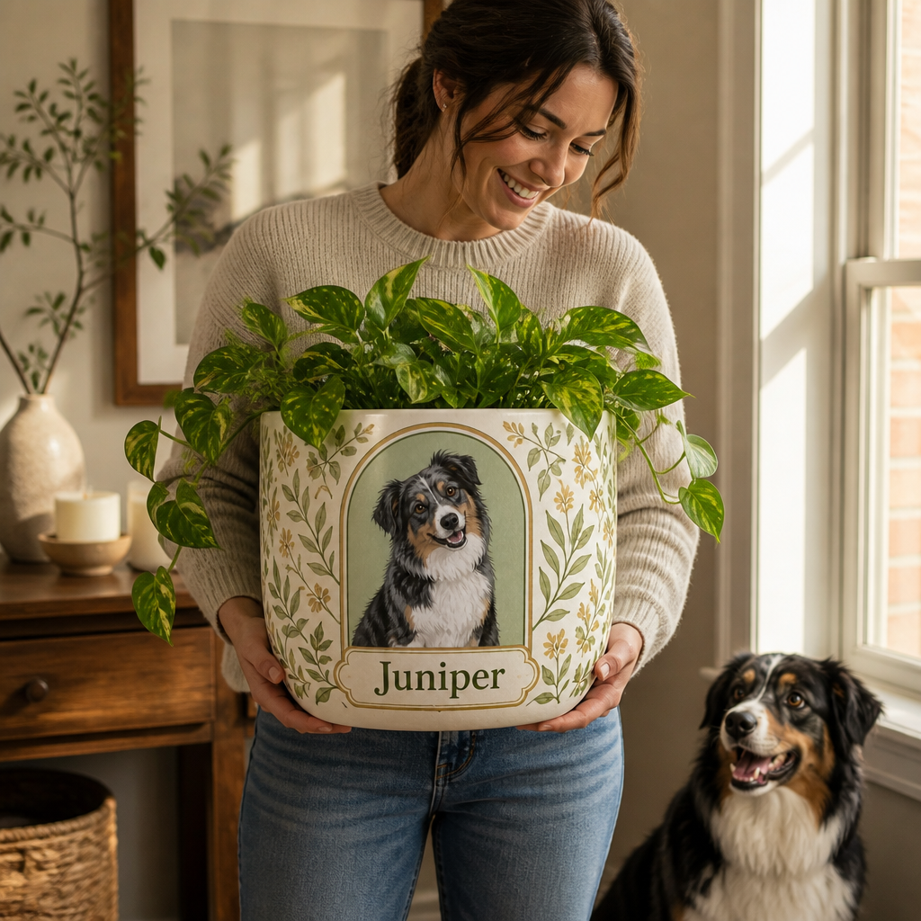 Juniper – Personalized Photo Plant Pot & Vase – Memorial Gift mockup-held-6a98dad825920d94b7eca2e8.png