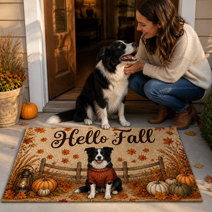 Hell Fall – Personalized Photo Doormat – Fall Gift mockup-held-6a98f002a0d718ff990ffebb.png