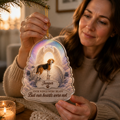 Your wings were ready – Personalized Photo Shape Ornament – Pet Lover Gift mockup-held-6a98f0757c480be45fa7be51.png