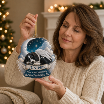 Your wings were ready – Personalized Photo Personalized 3D Ornament – Memorial Gift mockup-held-6a9a6e1fd258945ccc561519.png