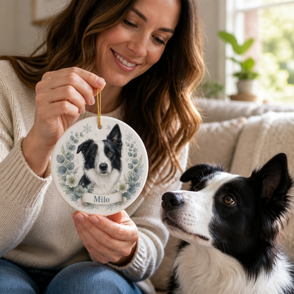 Custom Pet Portrait Ornament – Personalized Watercolor Keepsake mockup-held-6a9b85889e39e378918440a2.png
