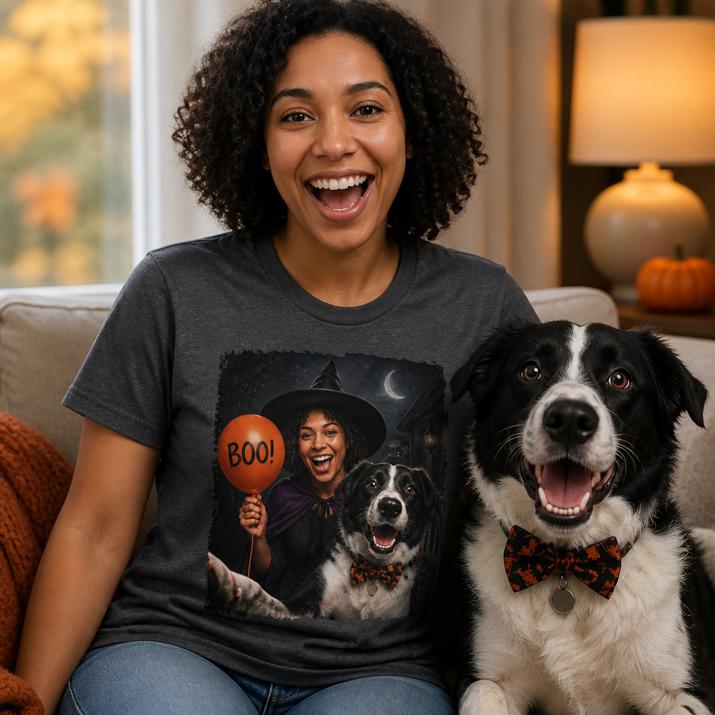 Boo! – Personalized Photo T-shirt – Halloween Gift mockup-held-6a9b85e79e39e378918440a8.png
