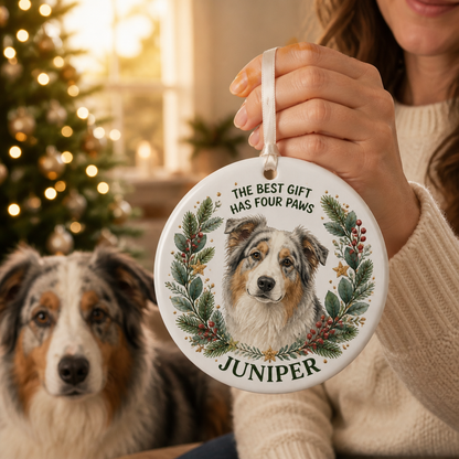 The Best Gift Has Four Paws – Personalized Photo Ornament – Christmas Gift mockup-held-6a9b85f3de264dde2ce90ef5.png