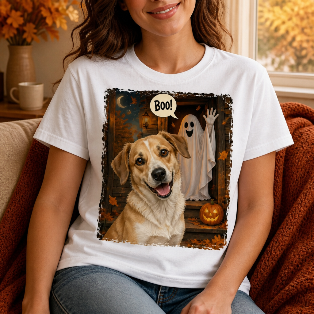 Boo! – Personalized Photo T-shirt – Halloween Gift mockup-held-6a9e2fdf7b8fba86072aa629.png