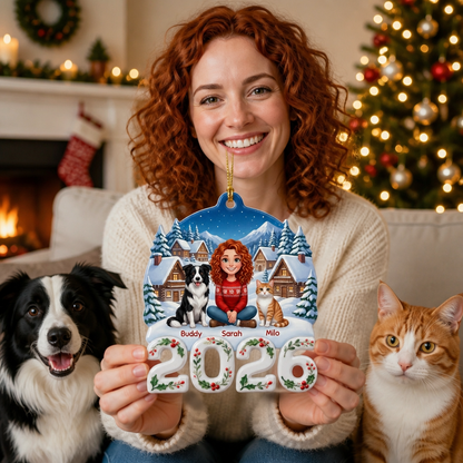 Personalized 2026 Ornament – Girl with Dog & Cat, Custom Names mockup-held-6a9e3b5ece19f589bb496c4d.png