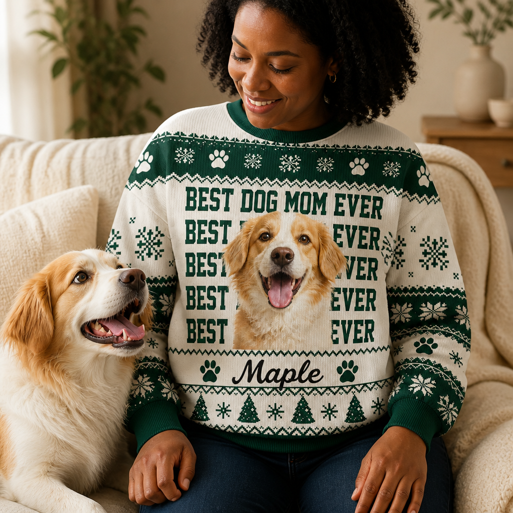 Best Dog Mom Ever – Personalized Photo Ugly Sweatshirt – Christmas Gift mockup-held-6a9fbc72d462be28d816dffc.png