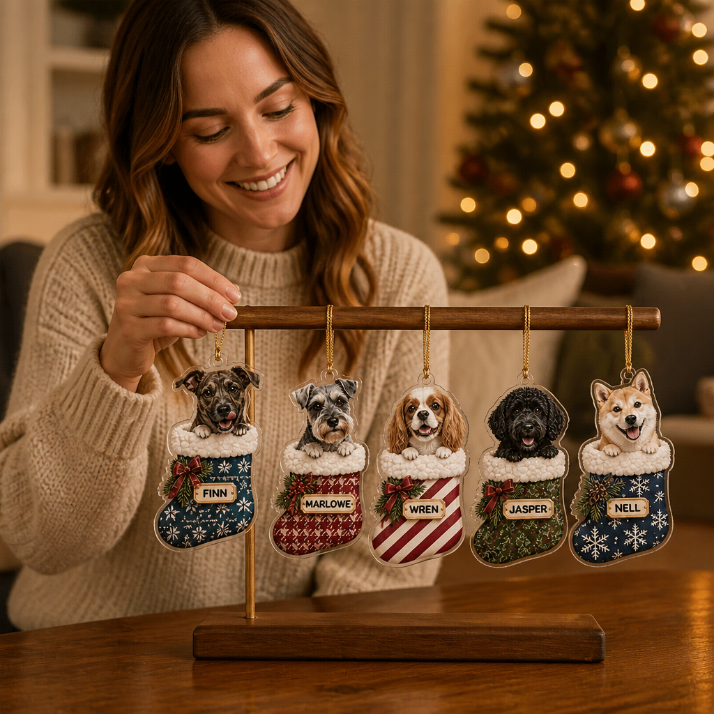 Custom Pet Stocking Ornament – Your Pet Peeking Out, Name Included mockup-held-6ab3406e7d7b400d5df55463.png
