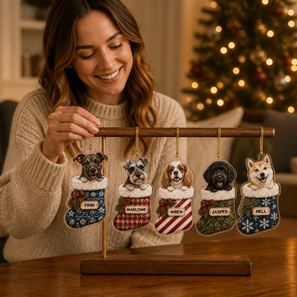 Custom Pet Stocking Ornament – Your Pet Peeking Out, Name Included mockup-held-6ab3406e7d7b400d5df55463.png