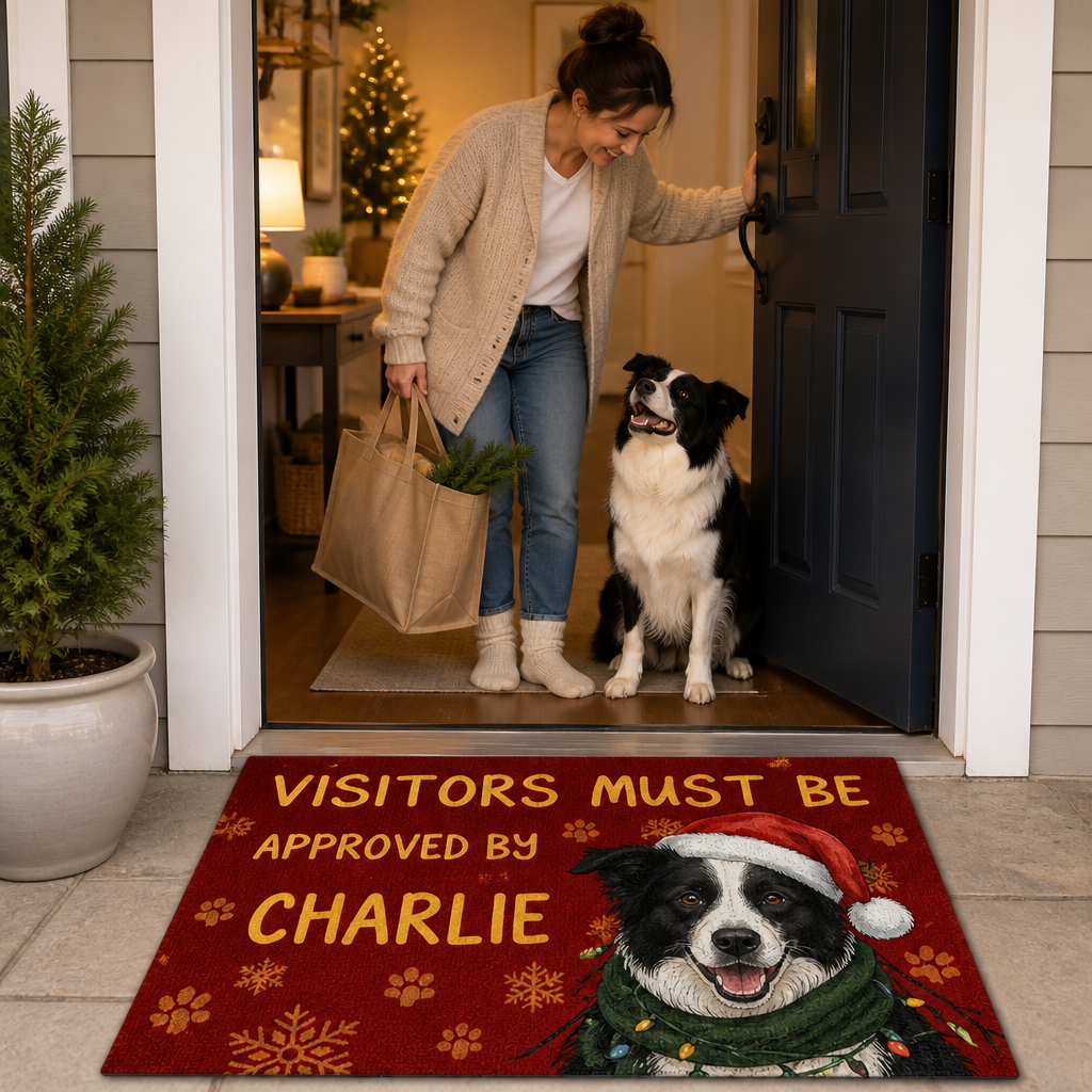 Visitors Must Be – Personalized Photo Doormat – Christmas Gift mockup-held-6ab34f8f2a7f15d1cd7ece2f.png